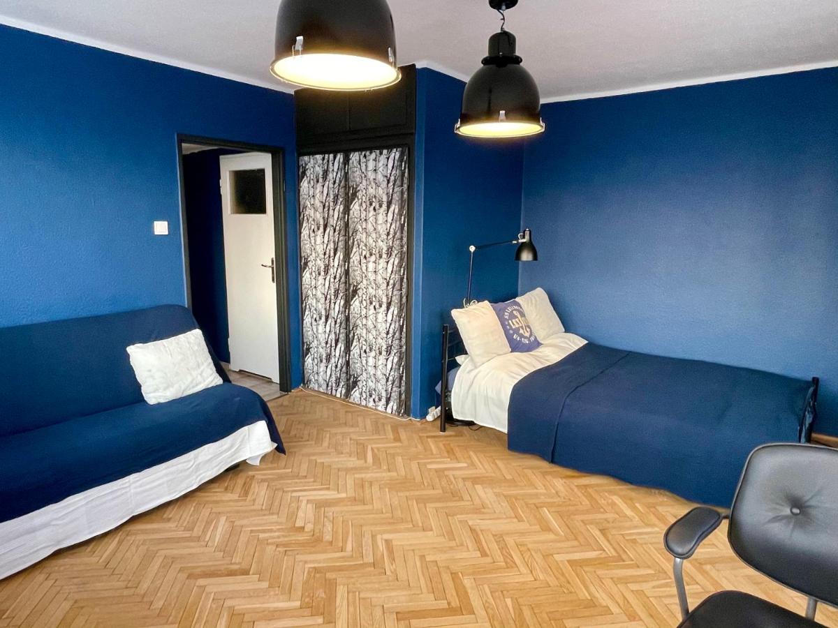Super Apartament Blue Scisle Centrum Dwie Linie Metra Netflix Wifi 300 Mbs Panorama Miasta Varsó Kültér fotó