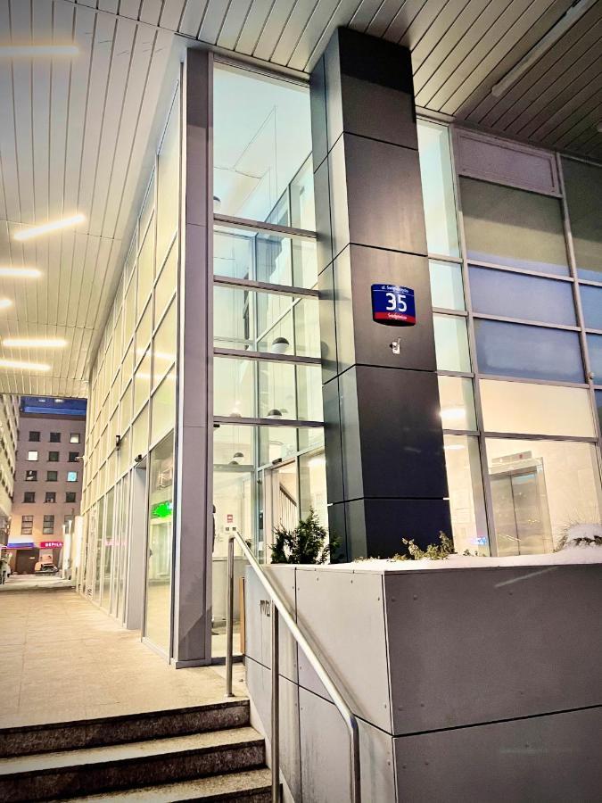 Super Apartament Blue Scisle Centrum Dwie Linie Metra Netflix Wifi 300 Mbs Panorama Miasta Varsó Kültér fotó