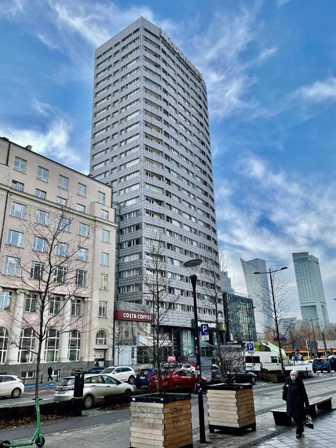 Super Apartament Blue Scisle Centrum Dwie Linie Metra Netflix Wifi 300 Mbs Panorama Miasta Varsó Kültér fotó