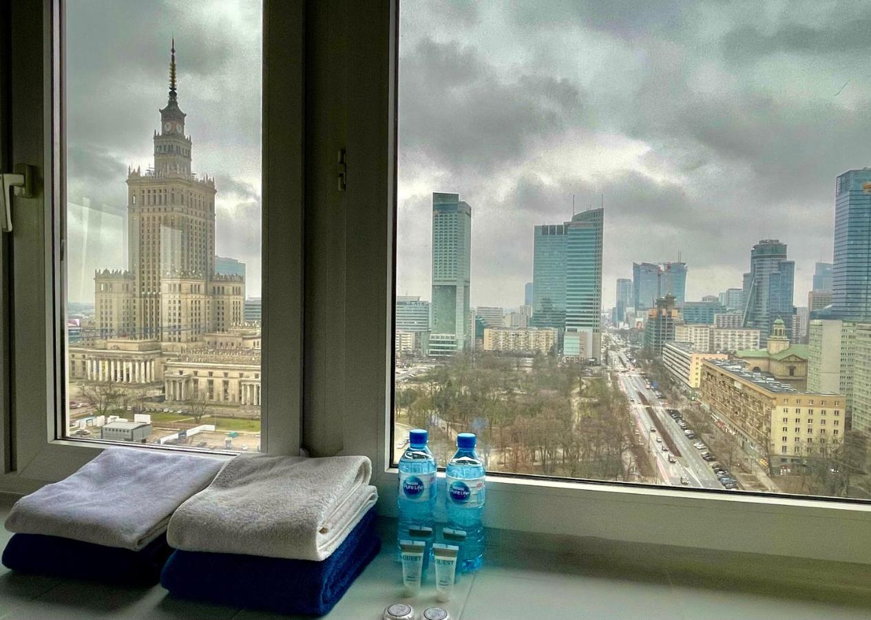 Super Apartament Blue Scisle Centrum Dwie Linie Metra Netflix Wifi 300 Mbs Panorama Miasta Varsó Kültér fotó