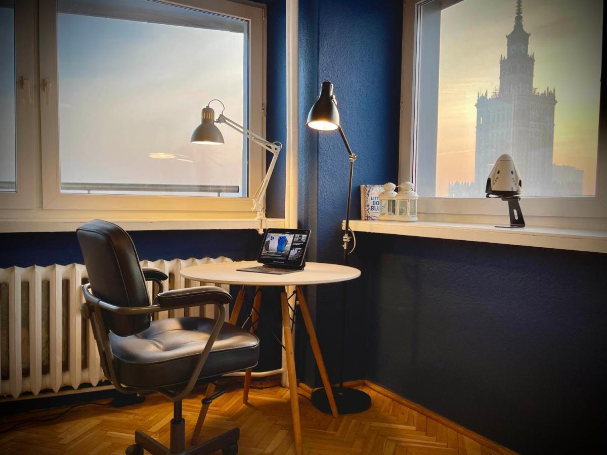 Super Apartament Blue Scisle Centrum Dwie Linie Metra Netflix Wifi 300 Mbs Panorama Miasta Varsó Kültér fotó