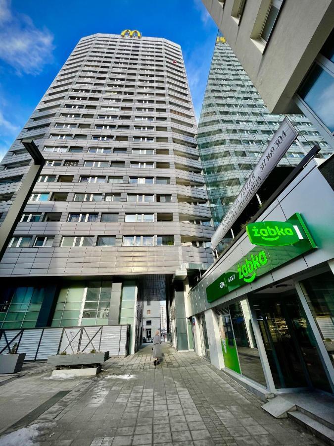 Super Apartament Blue Scisle Centrum Dwie Linie Metra Netflix Wifi 300 Mbs Panorama Miasta Varsó Kültér fotó