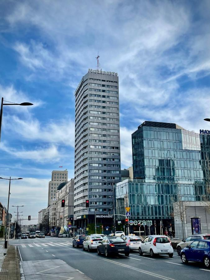 Super Apartament Blue Scisle Centrum Dwie Linie Metra Netflix Wifi 300 Mbs Panorama Miasta Varsó Kültér fotó